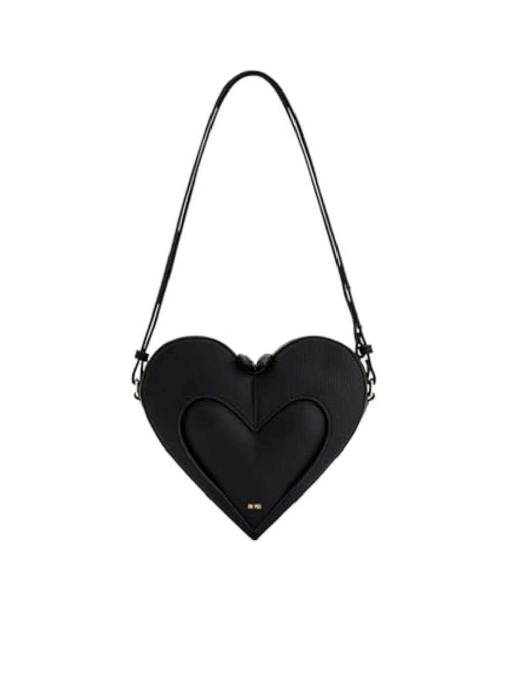 JW PEI Vegan Leather Heart Shaped Crossbody Bag Sling Purse